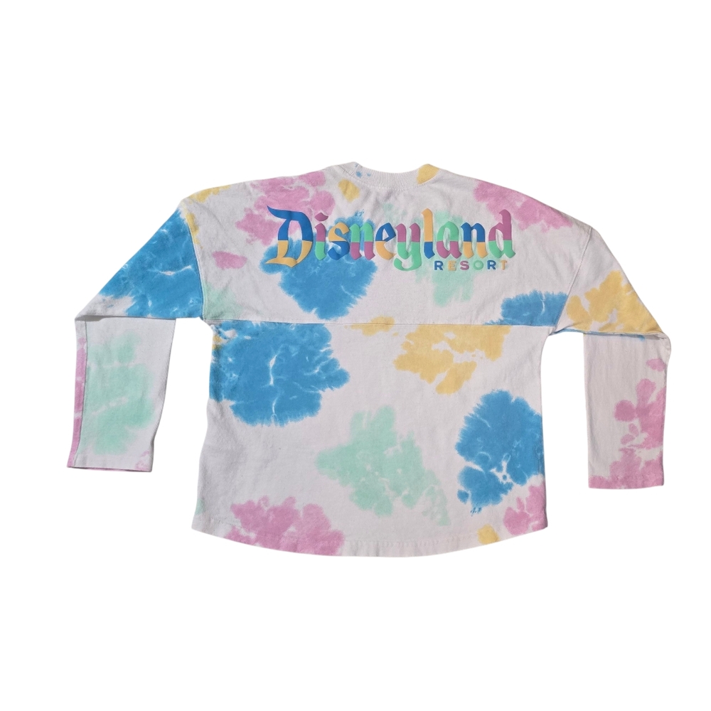 Kids Unisex Tie-Dye (Multi Color) Disneyland Spirit Jersey, Long Sleeve Sz XL - Picture 3 of 11